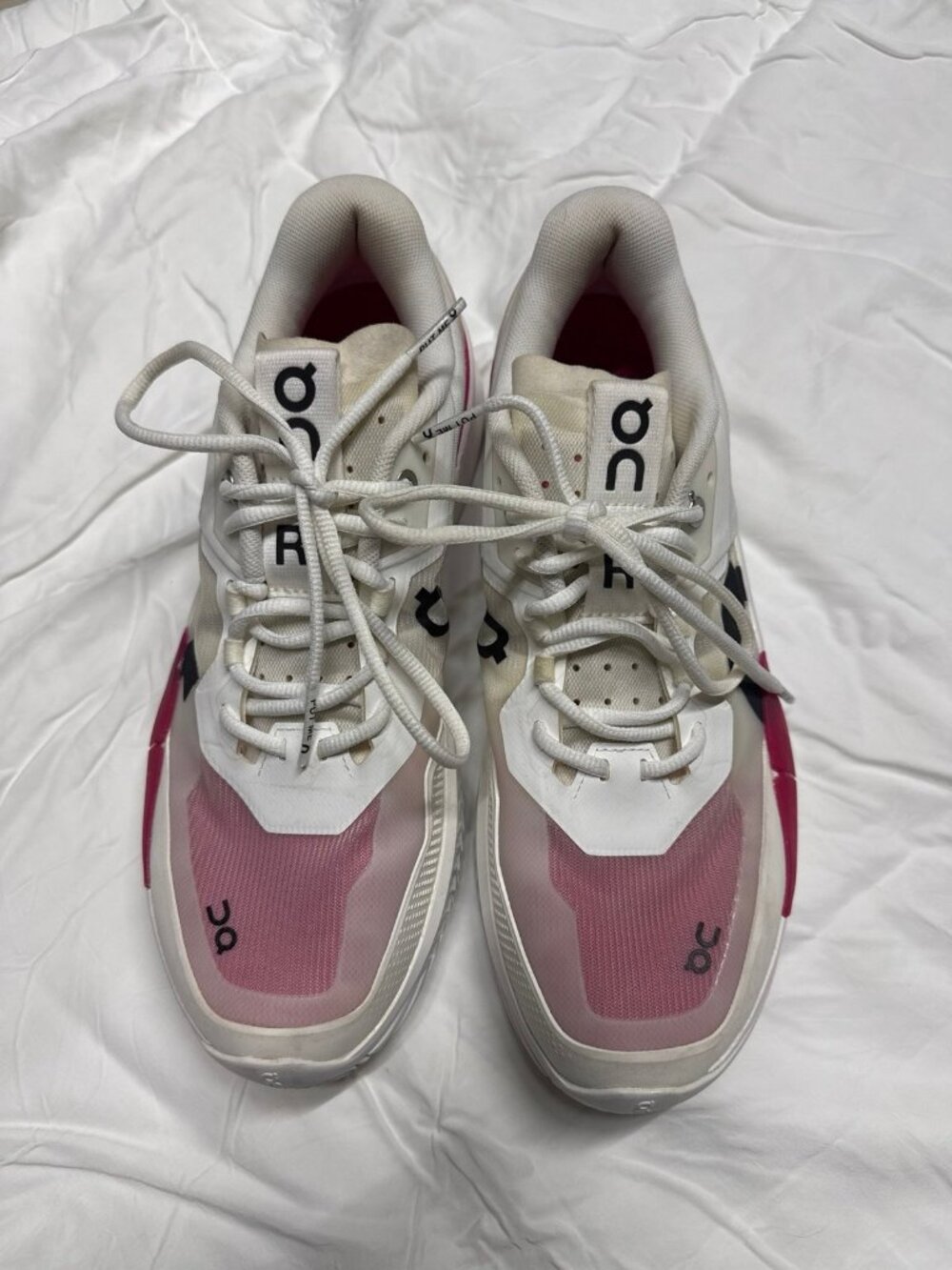 ON Running Shoes Athletic Sneakers White Pink